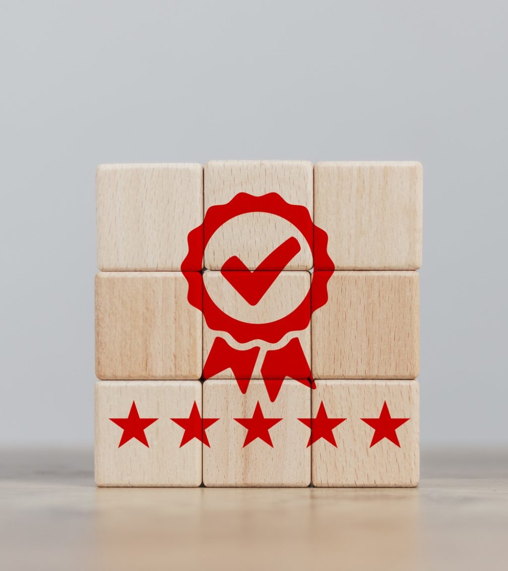 certification and quality concept